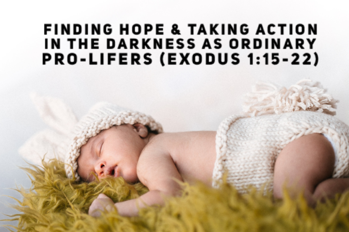 Finding Hope & Taking Action in the Darkness As Ordinary Pro-Lifers - Exodus 1:15-22 (Sanctity of Human Life Sunday)